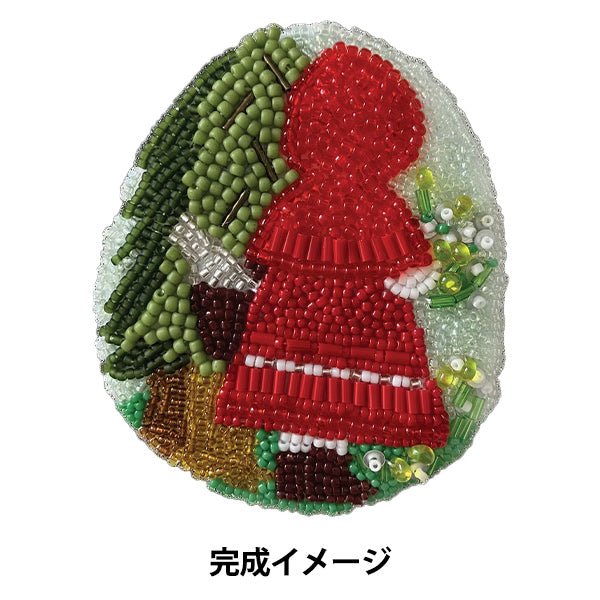 БисерНабор "Бусы де Оханаши маленький красный капля DW-5" Toho Beads