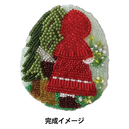 БисерНабор "Бусы де Оханаши маленький красный капля DW-5" Toho Beads