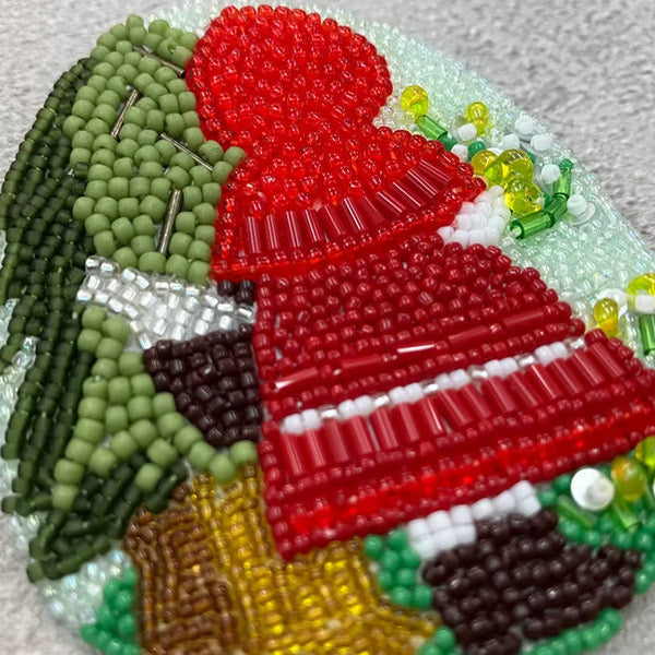 БисерНабор "Бусы де Оханаши маленький красный капля DW-5" Toho Beads