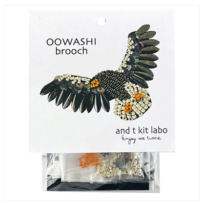 PerlenBausatz "TORI-Brosche Stellers Seeadler atkl-BD-4" TOHO-PERLEN