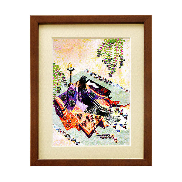 خرزعدة ''''خرزطقم ديكور ياباني فور سيزونز أكتوبر موراساكي شيكيبو BHD-69 بوصة ميوكي ميوكي