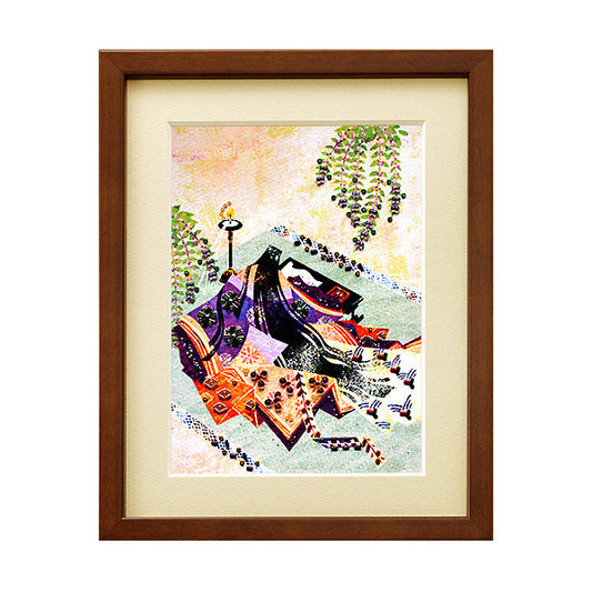 구슬키트 "구슬장식 키트 일본의 사계절 10 월 보라색 시키부 BHD-69] 미유키 미유키