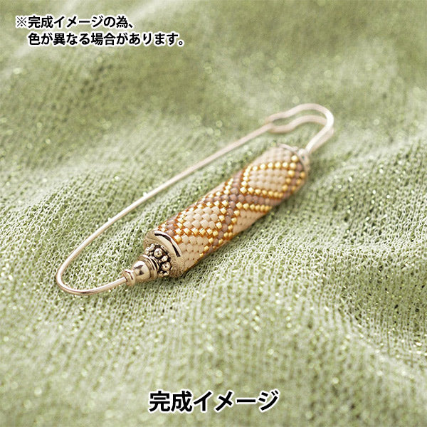 BeadsKit "Pin Blouch Kit Elegant Check BFK-466" MIYUKI Miyuki