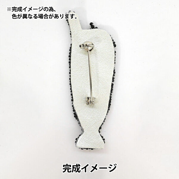 BeadsKit "BeadsEmbroidery brooch kit Shuwashuwa cream soda BFK-585] MIYUKI Miyuki