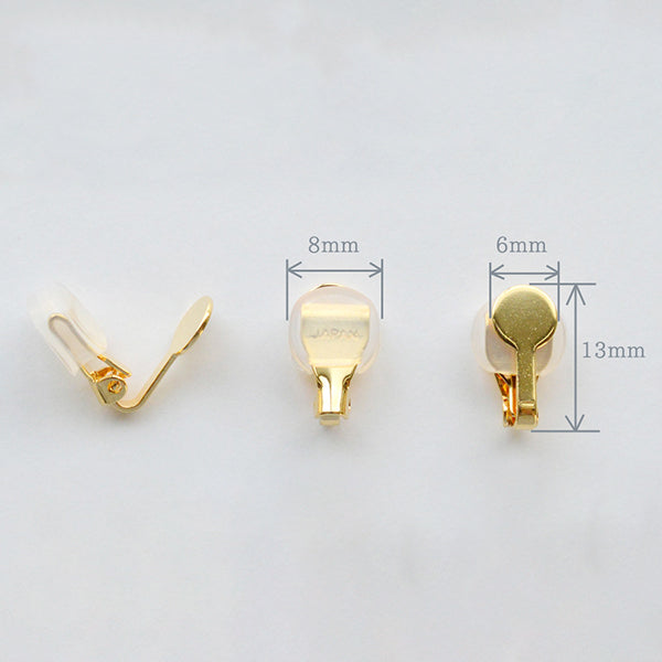 手芸金具 『マスク用クリップ金具 ゴールド 1個入り K6595/G』 MIYUKI ミユキ