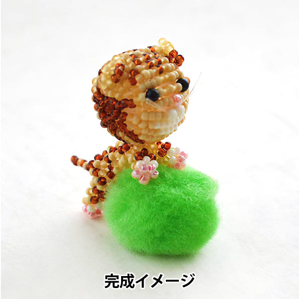 ビーズキット 『ビーズで作るマスコット ねこ日和 むぎとクッション