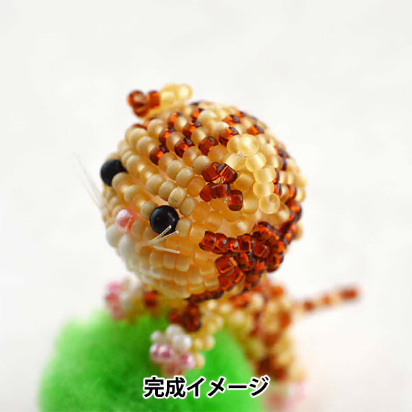 ビーズキット 『ビーズで作るマスコット ねこ日和 むぎとクッション