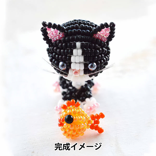 ビーズキット 『ビーズで作るマスコット ねこ日和 たまとお魚 BFK618