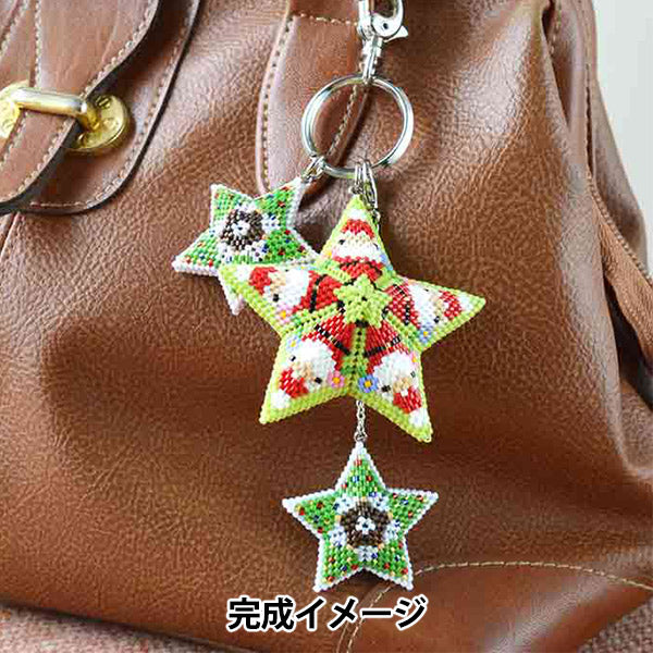 Kit de perles "Star Ornament Kit Christmas BFK626" Miyuki Miyuki