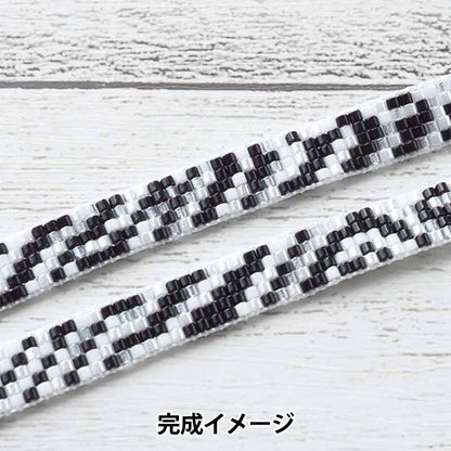 구슬키트 "델리카구슬스마트 폰 숄더 스트랩 키트 얼룩말 BFK643 "Miyuki Miyuki