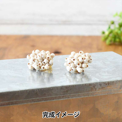 CuentasKit "Mokumoku Earring White HCA21 // 9 9" Miyuki miyuki