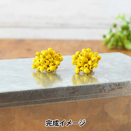 PerlesKit "boucles d'oreilles mokumoku jaunes hca21 // 10" Miyuki Miyuki