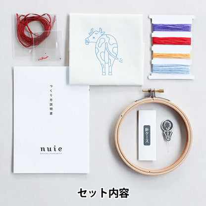 자수키트 "Nuie 자수키트 동물원? ushi hca25 // 2] 미유키 미유키