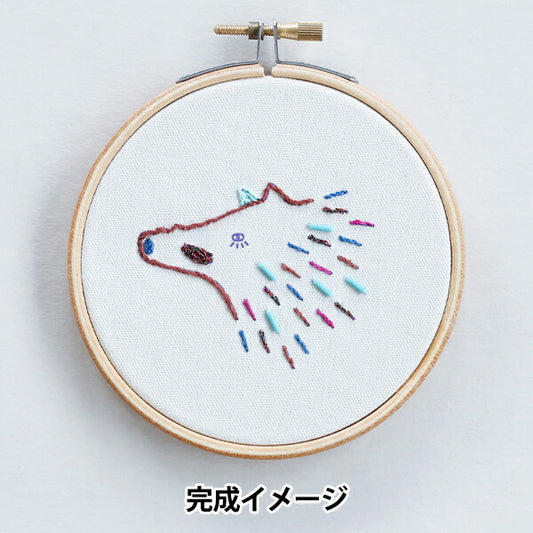 Embroidery kit "NUIE embroidery kit zoo? Inshoshi HCA25 // 12" Miyuki Miyuki