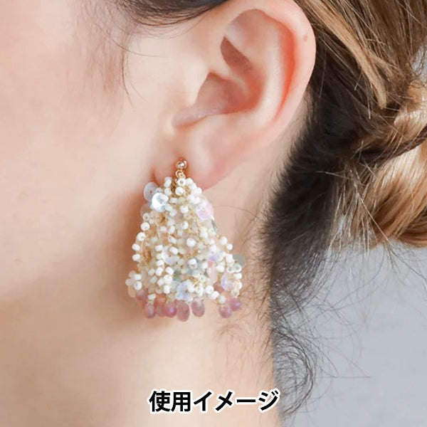 구슬키트 "Coral Earring White HCA26 // 1" 미유키 미유키