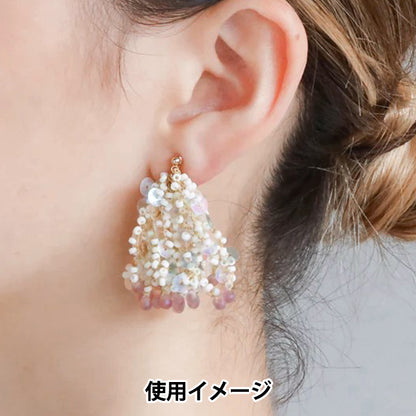구슬키트 "Coral Earring White HCA26 // 1" 미유키 미유키