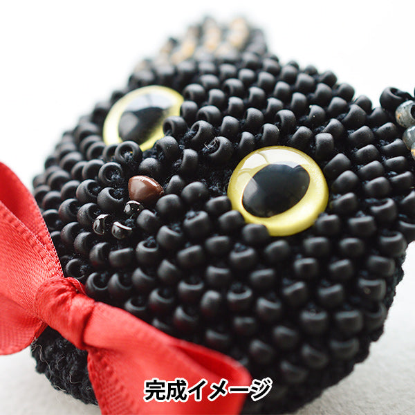 خرزطقم "خرزكرات القط بروش أسود القط BFK658" ميوكي