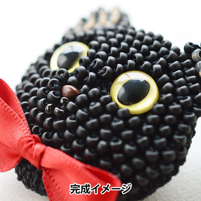 خرزطقم "خرزكرات القط بروش أسود القط BFK658" ميوكي