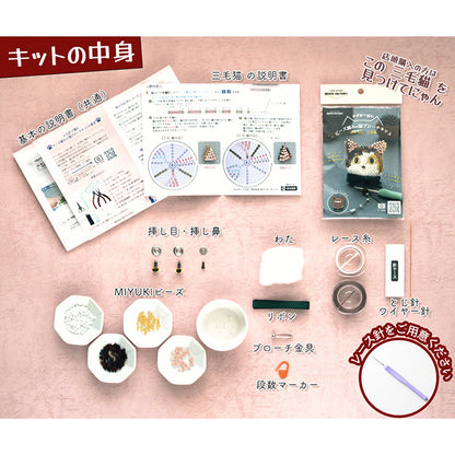 PerlineKit "PerlineSpettatura gatto a maglia Cat BFK660" Miyuki