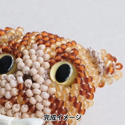 PerlenKit „Katze Brosche Kit gefaltete Ohren Kijitora BFK671" MIYUKI