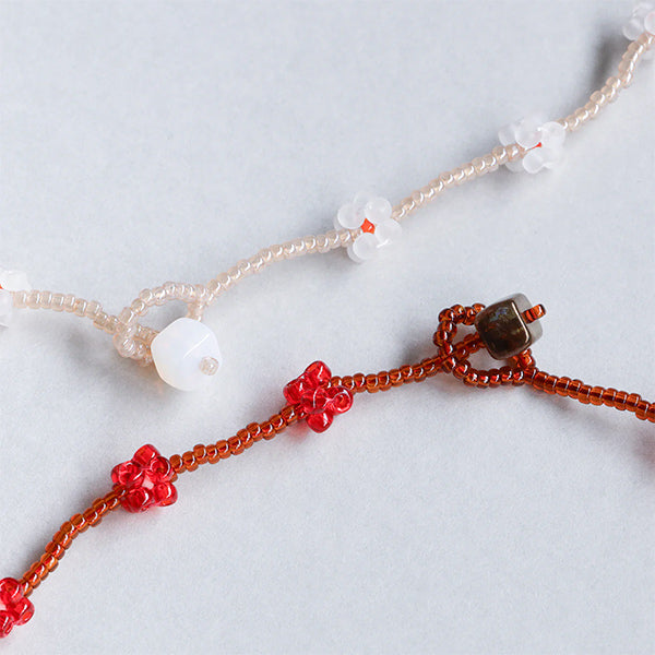 PerlenKit "Konpeit Halskette Kit Red HCA28 // 1" Miyuki