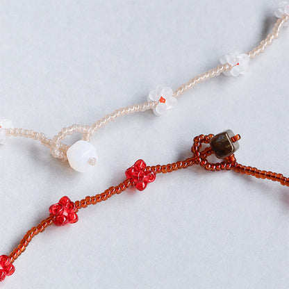 PerlenKit "Konpeit Halskette Kit Red HCA28 // 1" Miyuki