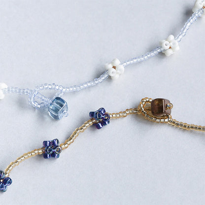 BeadsKit "Konpeit Necklace Kit BLUE HCA28//4" MIYUKI