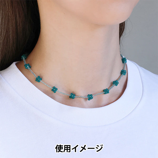 ビーズキット 『こんぺいとうネックレスキット GREEN HCA28//5