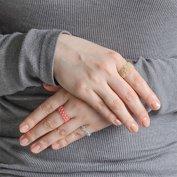 خرزطقم "خرزرنين كيت فاخرة اللون مزيج HCA31 // 2" ميوكي