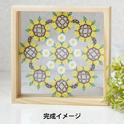 Beadskit "BeadsRacing Flower Doily Kit Sunflower LK015” MIYUKI Miyuki