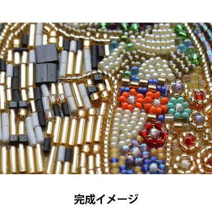 Beadskit "+beads MUSEUM Kit + Exclusive Frame Klimt/Kiss MK003/1” MIYUKI Miyuki