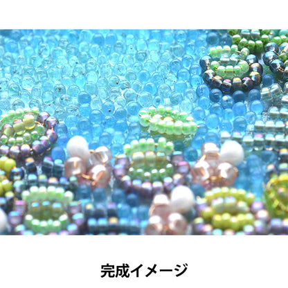 Beadskit "+beads MUSEUM kit + dedicated frame Monet/Water lily MK004/1” MIYUKI Miyuki
