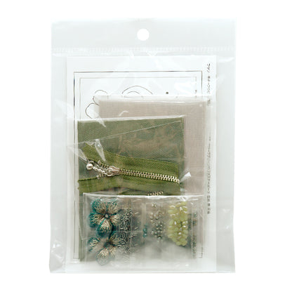 BeadsKit "Olive GreenZipperPouch 10-3357] Tokyo trade