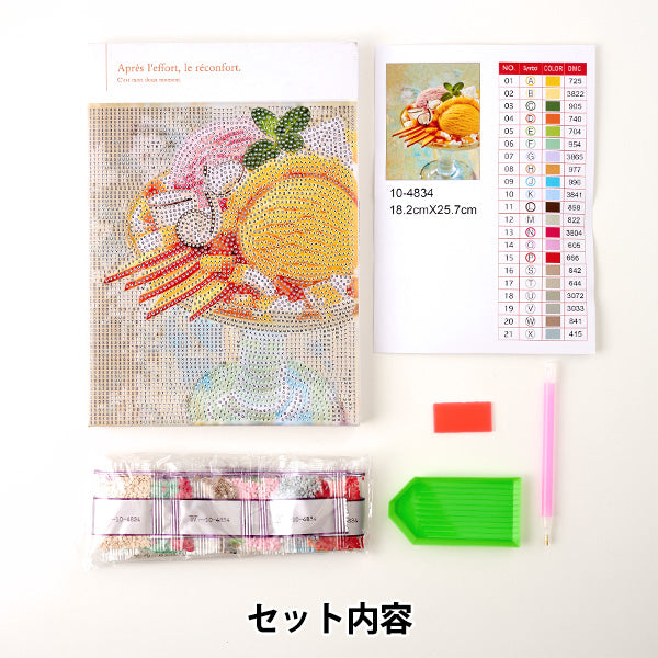 PerlenKit "Diamond Fix Sweets Obst Gelato 10-4834" Tokyo Handel