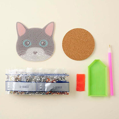 BeadsKit "Diamond Fix Coaster Cat D 10-4715"