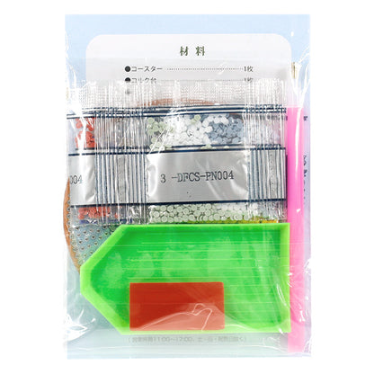 ビーズキット 『ダイヤモンドフィックス コースター スヌーピー バーベル DFCS-PN004』