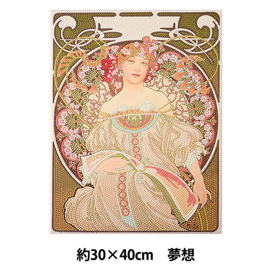 PerlenKit „Diamond Fix MUCHA Art Collection Dream“, ca. 30 x 40 cm DF34-MC001"