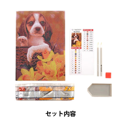 珠Kit "Diamond Fix Beagle 10-5970''