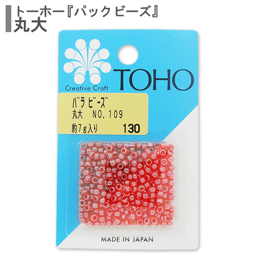 Perles "RosePerles Université de Maru n ° 109" Toho perles toho perles