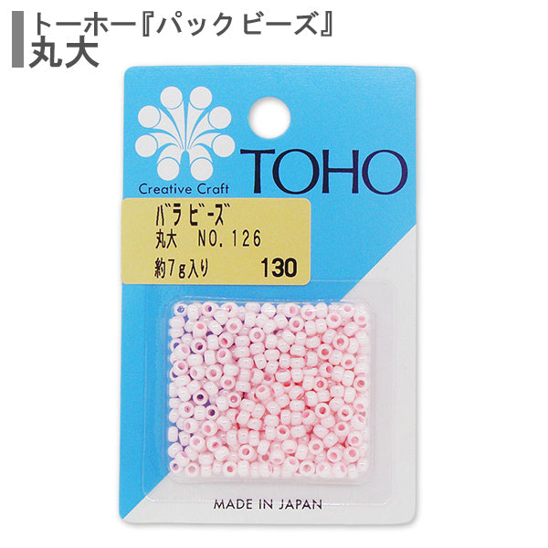 Perles "RosePerles Université de Maru n ° 126" Toho perles toho perles