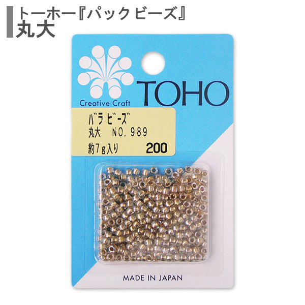 Beads "RoseBeads Maru University No.989] TOHO BEADS Toho Beads