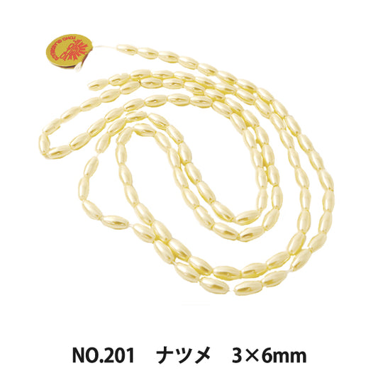 Perlen "PerlePerlen Nr. 201 Natsume 3x6mm] Toho Perlen Toho Perlen