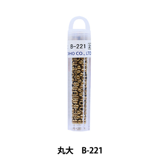 グラスビーズ 『クィーンビーズ 丸大 B-221』 TOHO BEADS トーホービーズ