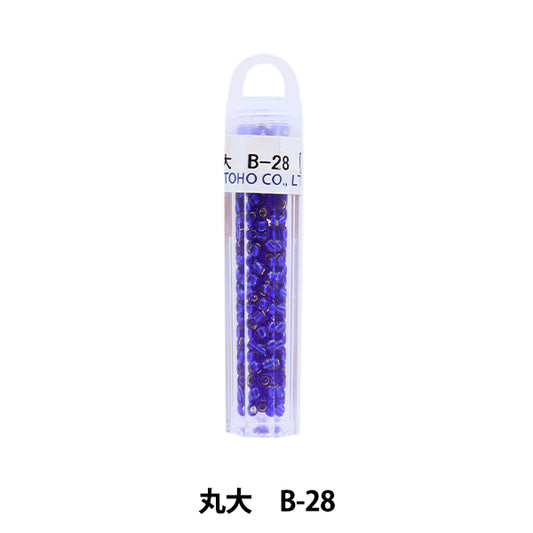 glassBeads "QueenBeads Maru University B-28] TOHO BEADS Toho Beads