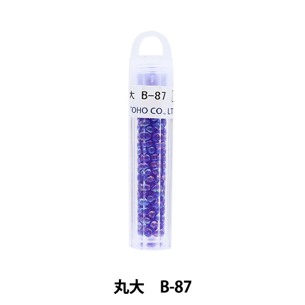 グラスビーズ 『クィーンビーズ 丸大 B-87』 TOHO BEADS トーホービーズ