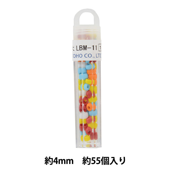 グラスビーズ 『クィーンビーズ 特大ミックス LBM-11』 TOHO BEADS トーホービーズ