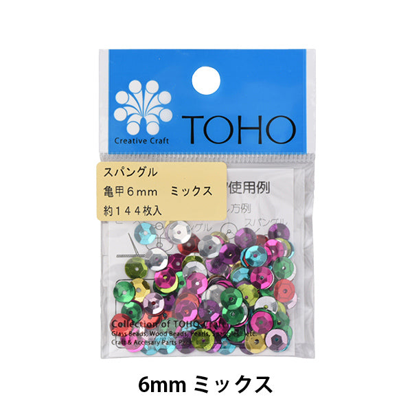 Spancall "Spangle Kameko 6 мм смешанные" Toho Beads Toho Beads