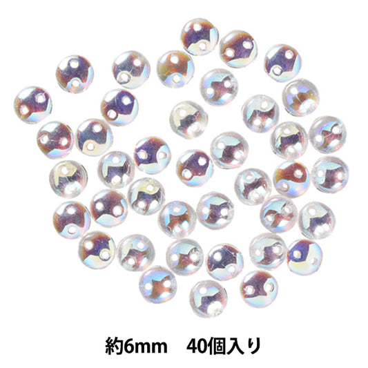ビーズ 『チェコメイト レンティル 6mm CML-1AB』 TOHO BEADS トーホービーズ