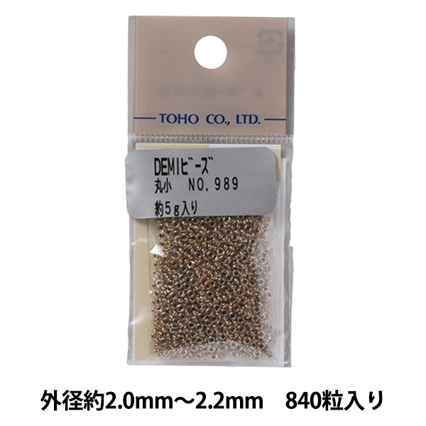 Бисер "ДемиБисер Марутсу 989" Бусы Toho Toho Beads