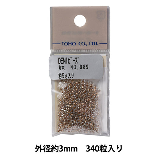 Beads "DemiBeads Maru University 989] TOHO BEADS Toho Beads